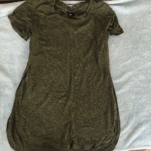 Pretty Green Shirt Dress